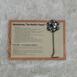 5/$25 Silver Flower Candle Snuffer